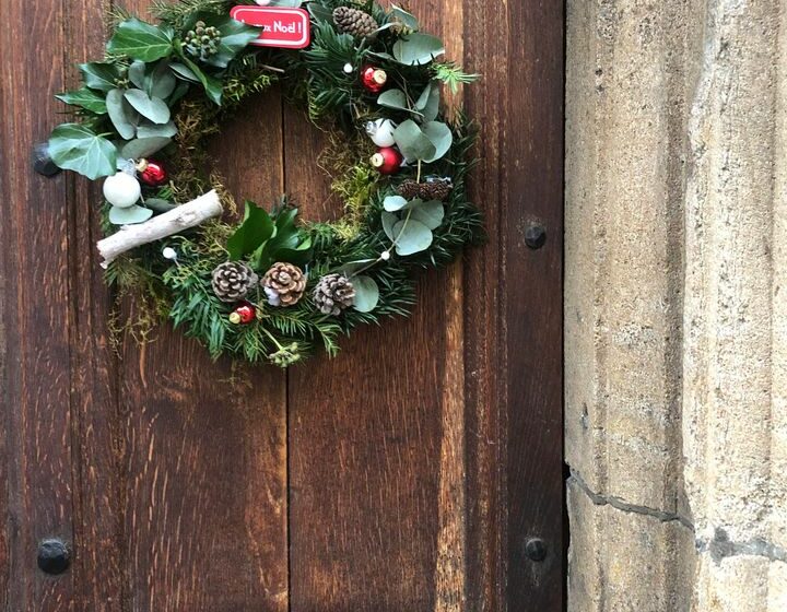 Samedi 7 décembre à 14h00 : Fabrication d’une couronne de Noël