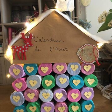 Mercredi 27 novembre à 14h00 : Fabrication d’un calendrier de l’Avent (atelier enfant)